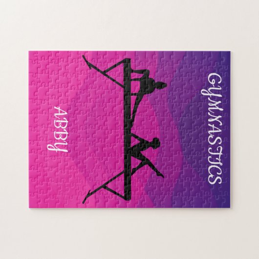 体操パズルパーソナライズされた! ジグソーパズル (横)