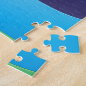 体操パズルパーソナライズされた! ジグソーパズル (側面)