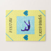 体操パズルパーソナライズされた。 ジグソーパズル (横)