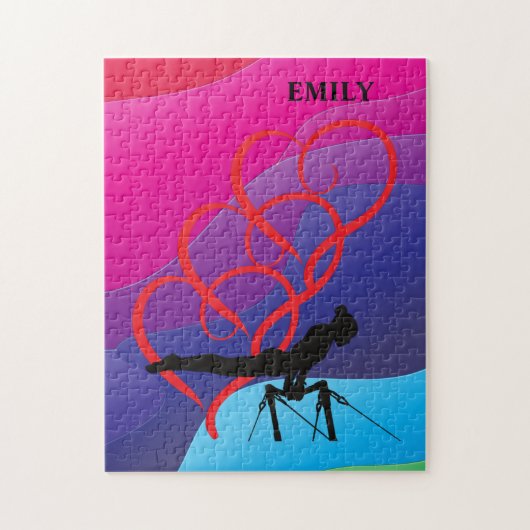 体操パズルパーソナライズされた! ジグソーパズル (縦)