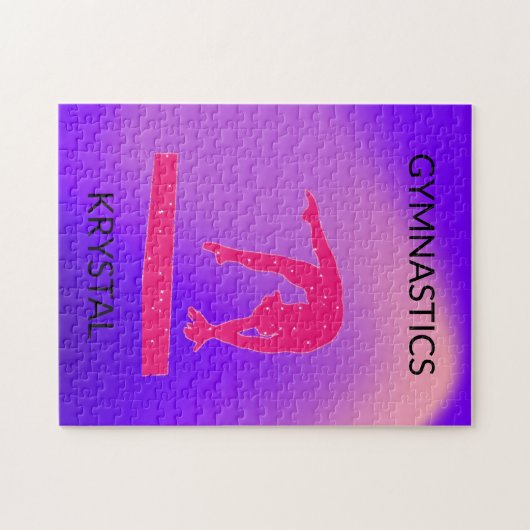 体操パズルパーソナライズされた! ジグソーパズル (横)