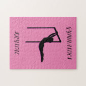 体操パズルパーソナライズされた! ジグソーパズル (横)