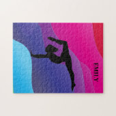 体操パズルパーソナライズされた! ジグソーパズル (横)