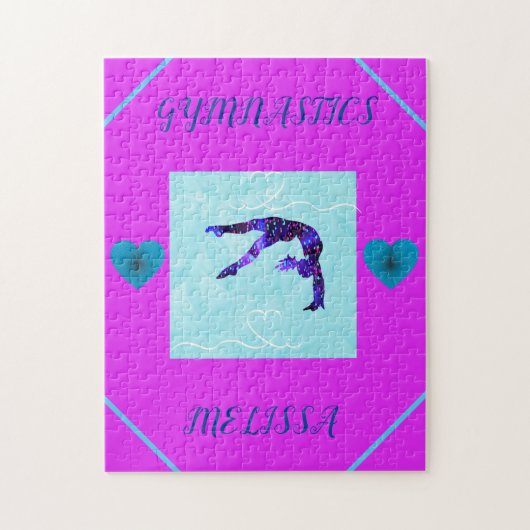 体操パズルパーソナライズされた。 ジグソーパズル (縦)