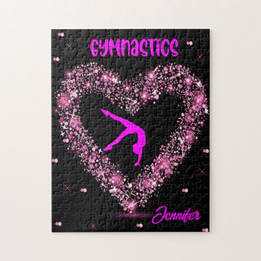 体操パズル パーソナライズされた ジグソーパズル (縦)