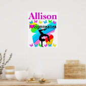 体操パーソナライズされたのポスターが大好き ポスター (キッチン)