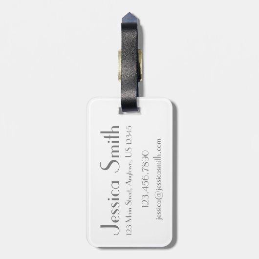 体操パーソナライズされたアクロ靴ダンスタンブル ラゲッジタグ (裏面縦)