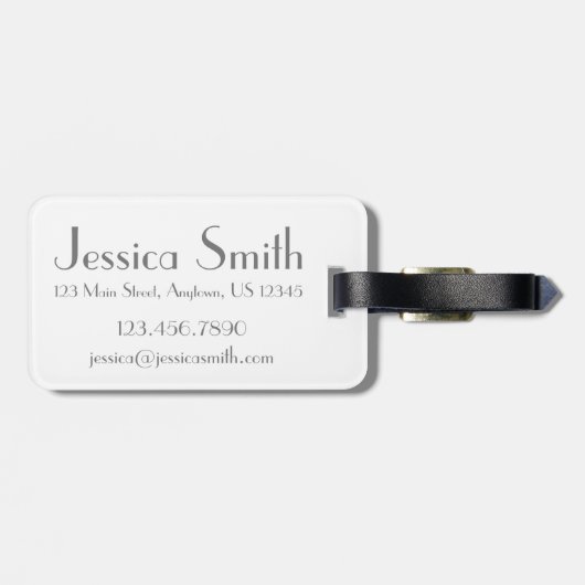 体操パーソナライズされたアクロ靴ダンスタンブル ラゲッジタグ (裏面横)