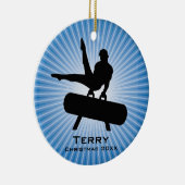 体操パーソナライズされたオーナメント セラミックオーナメント (右)