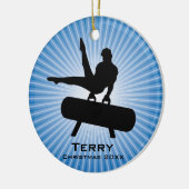体操パーソナライズされたオーナメント セラミックオーナメント (左)