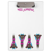 体操パーソナライズされたコーチDance Acro先生 クリップボード (正面)