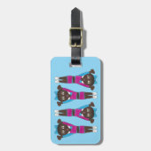 体操パーソナライズされたダンスアクロバティクスアクロジム ラゲッジタグ (正面縦)