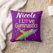 体操パーソナライズされたデザイン クッション (ブランケット)