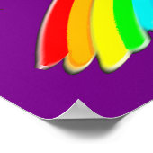 体操パーソナライズされたデザイン ポスター (角)