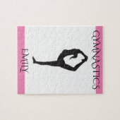 体操パーソナライズされたパズル。 ジグソーパズル (横)