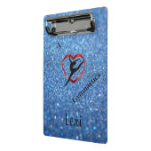 体操パーソナライズされたミニクリップボード ミニクリップボード (アングル2)