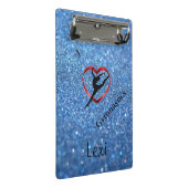 体操パーソナライズされたミニクリップボード ミニクリップボード (アングル)