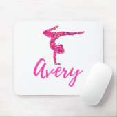 体操パーソナライズされた体操選手の名前エイブリィ マウスパッド (マウス)
