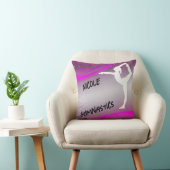 体操パーソナライズされた女 クッション (椅子)