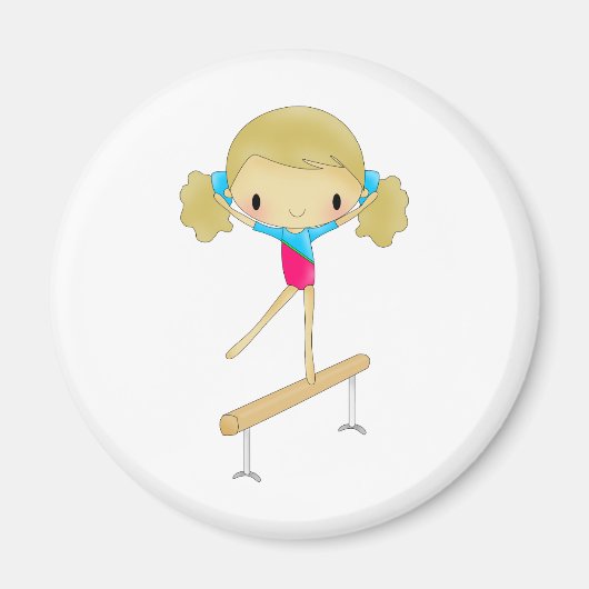 体操パーソナライズされた用の贈与及び附属品 マグネット (正面)