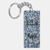 体操パーソナライズされた用アクリル製キーチェーン キーホルダー (正面左)