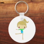 体操パーソナライズされた用装身具 キーホルダー (正面)