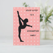 体操パーティの招待状 招待状 (スタンド正面)
