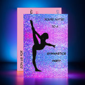 体操パーティの招待状 招待状