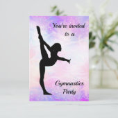 体操パーティの招待状 招待状 (スタンド正面)