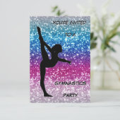 体操パーティの招待状 招待状 (スタンド正面)