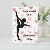体操パーティの招待状 招待状 (スタンド正面)