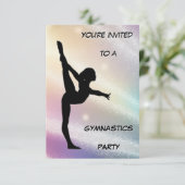 体操パーティーきらめく招待状 招待状 (スタンド正面)