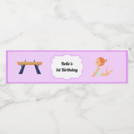 体操パーティーウォーターボトルラベル ペットボトルラベル