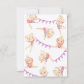 体操パーティーサンキューカード サンキューカード (裏面)