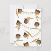 体操パーティーサンキューカード サンキューカード (裏面)