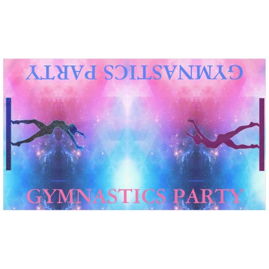 体操パーティーテーブルクロス テーブルクロス (正面(横))