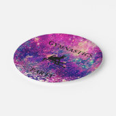 体操パーティープレート ペーパープレート (アングル)