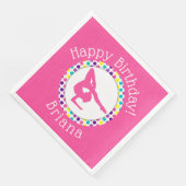 体操パーティー紙ディナーナプキンズ (コーナー)