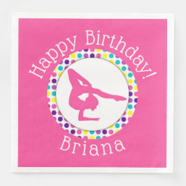 体操パーティー紙ディナーナプキンズ