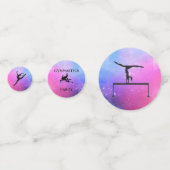 体操パーティー紙吹雪（1パックあたり60個） コンフェッティ (裏面)