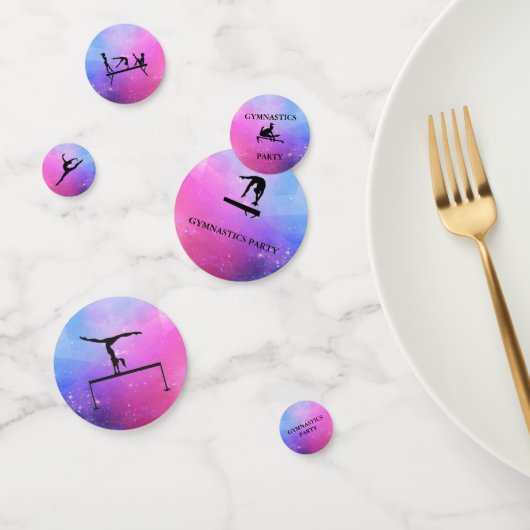 体操パーティー紙吹雪（1パックあたり60個） コンフェッティ (グループ)