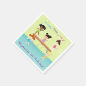 体操パーティー スタンダードカクテルナプキン (角)