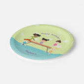 体操パーティー ペーパープレート (アングル)