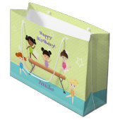 体操パーティー ラージペーパーバッグ (正面アングル)