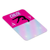 体操パープル薄紫ホットピンクベビーブルーパステル マグネット (右側)