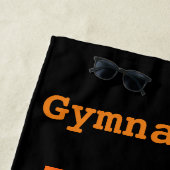 体操ビーチタオルGymnastの名前 ビーチタオル (インサイチュ)
