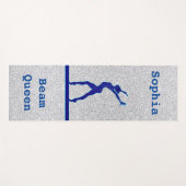 体操ビームクイーンカスタムヨガマット ヨガマット (正面(横))