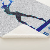 体操ビームクイーンブルー/シルバーシェルパブランケット シェルパブランケット (3/4)