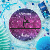 体操ビームグラム ペーパープレート (パーティー)