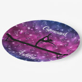 体操ビームグラム ペーパープレート (アングル)